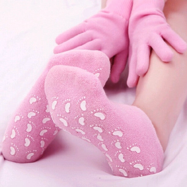 Crack Heal Silicon Spa Gel Socks for Women & Men - BUY 1 PAIR GET 1 PAIR FREE🤩
