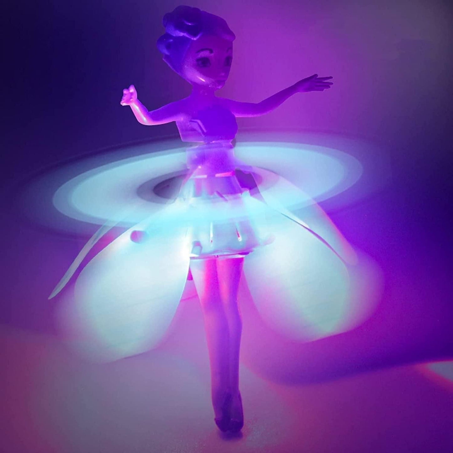 Magical Flying Fairy Doll With LED Lights – Hand Sensor Control - Rechargeable.