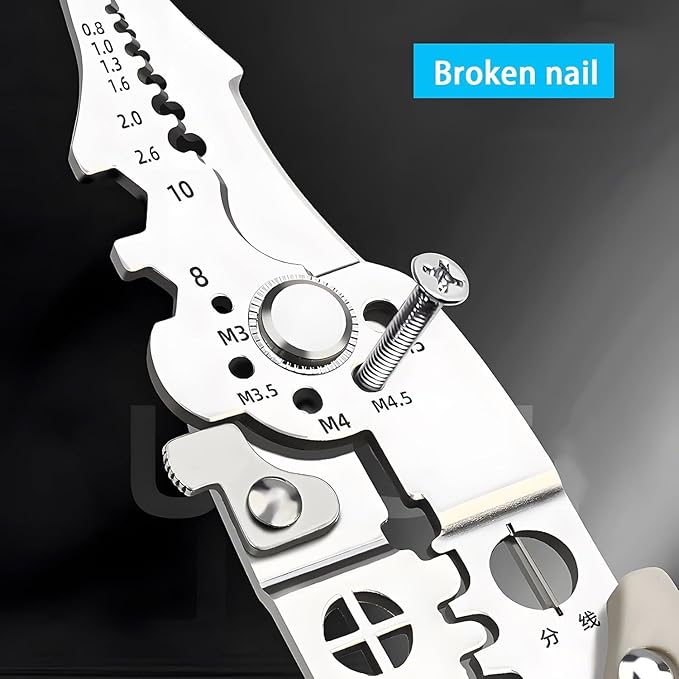 12-in-1 Multi-Functional Stainless Steel Plier With Rubber-Coated Handle - A Must-Have Tool for Home