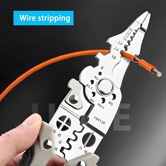 12-in-1 Multi-Functional Stainless Steel Plier With Rubber-Coated Handle - A Must-Have Tool for Home