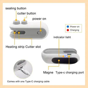TROYO™ 2 in 1 USB Sealing Machine With 3 Year Warranty - TODAY SALE🤩