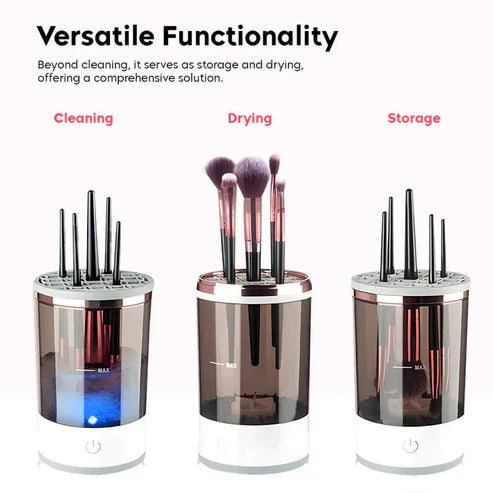 3-in-1 Automatic Make-Up Brush Cleaner | Cleaning | Drying | Storage