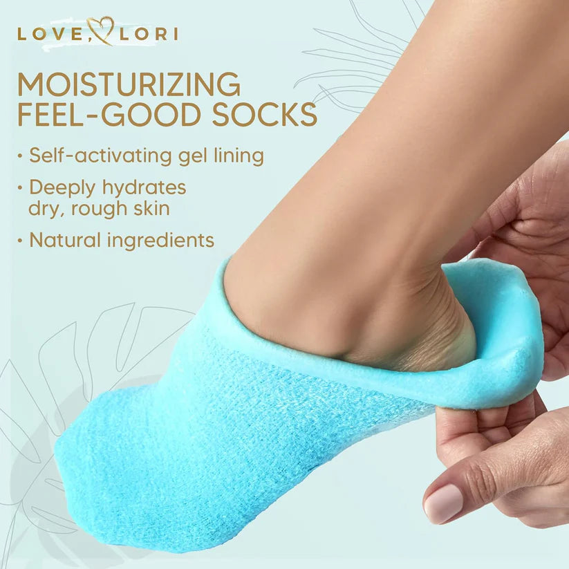 Crack Heal Silicon Spa Gel Socks for Women & Men - BUY 1 PAIR GET 1 PAIR FREE🤩