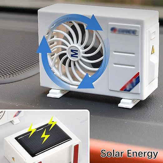 Solar-Powered Car Air freshener Diffuser - Miniature AC design