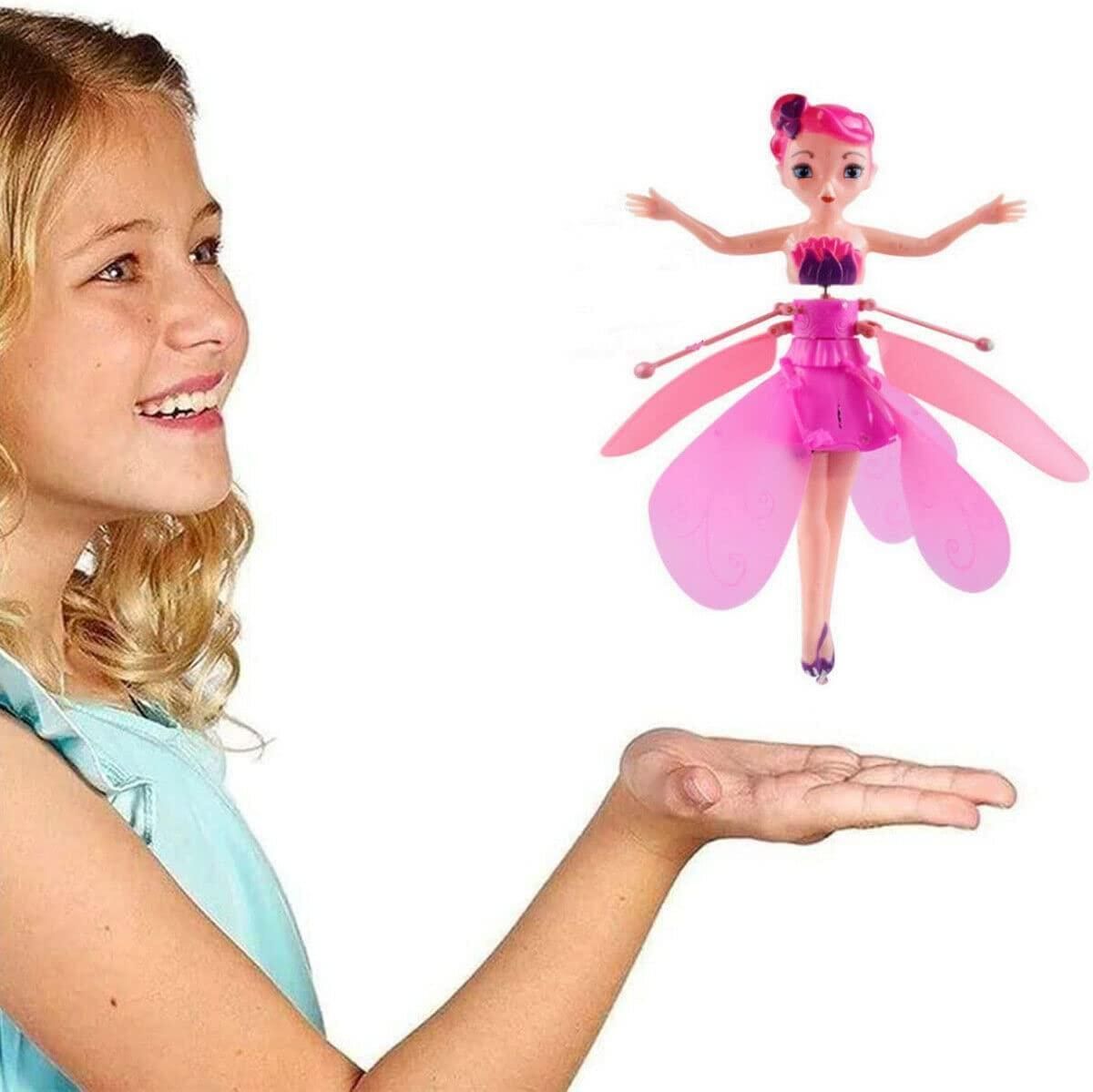 Magical Flying Fairy Doll With LED Lights – Hand Sensor Control - Rechargeable.