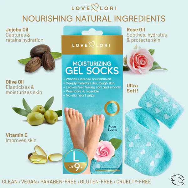 Crack Heal Silicon Spa Gel Socks for Women & Men - BUY 1 PAIR GET 1 PAIR FREE🤩