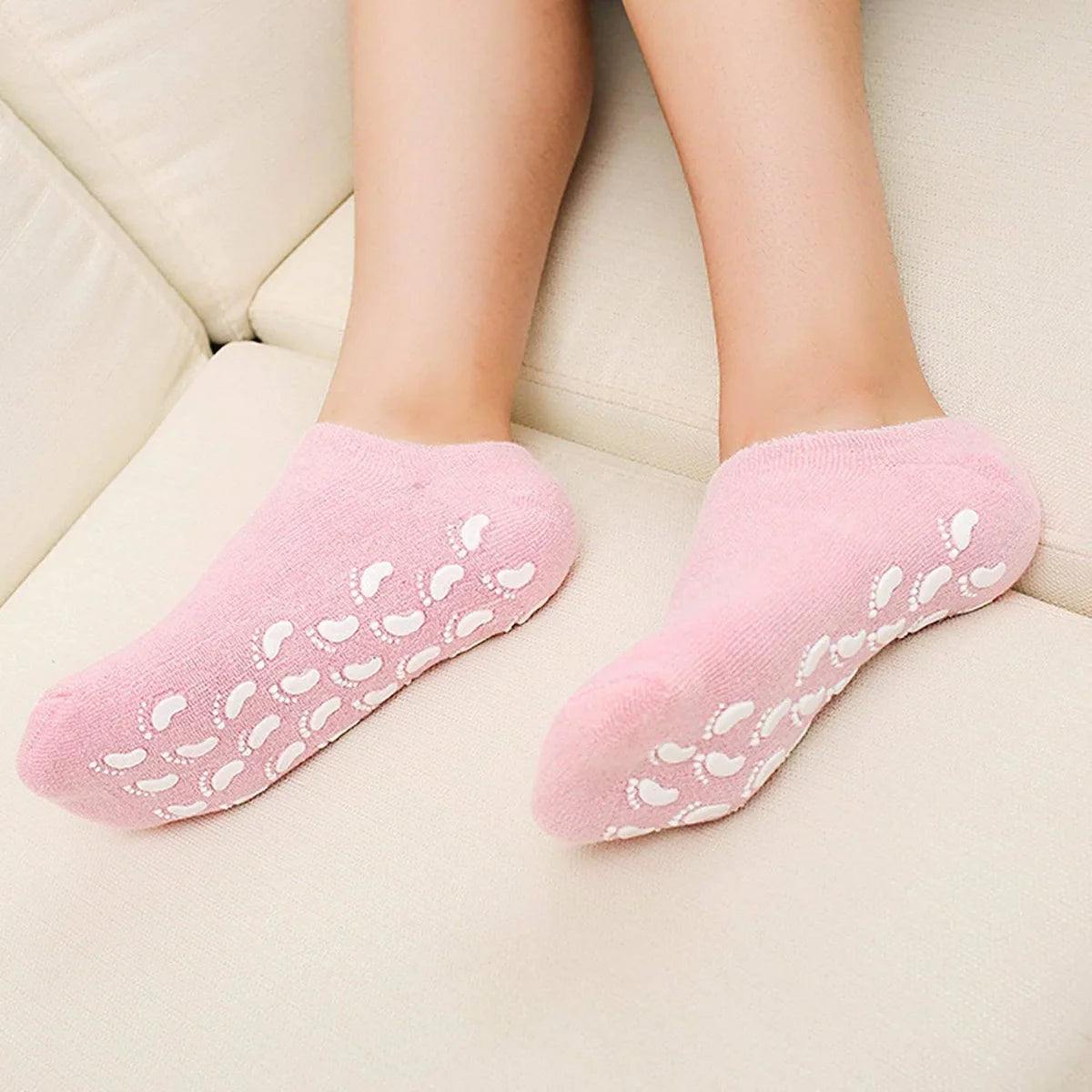 Crack Heal Silicon Spa Gel Socks for Women & Men - BUY 1 PAIR GET 1 PAIR FREE🤩