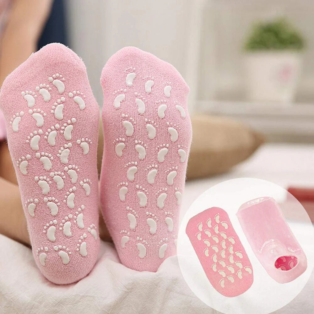 Crack Heal Silicon Spa Gel Socks for Women & Men - BUY 1 PAIR GET 1 PAIR FREE🤩