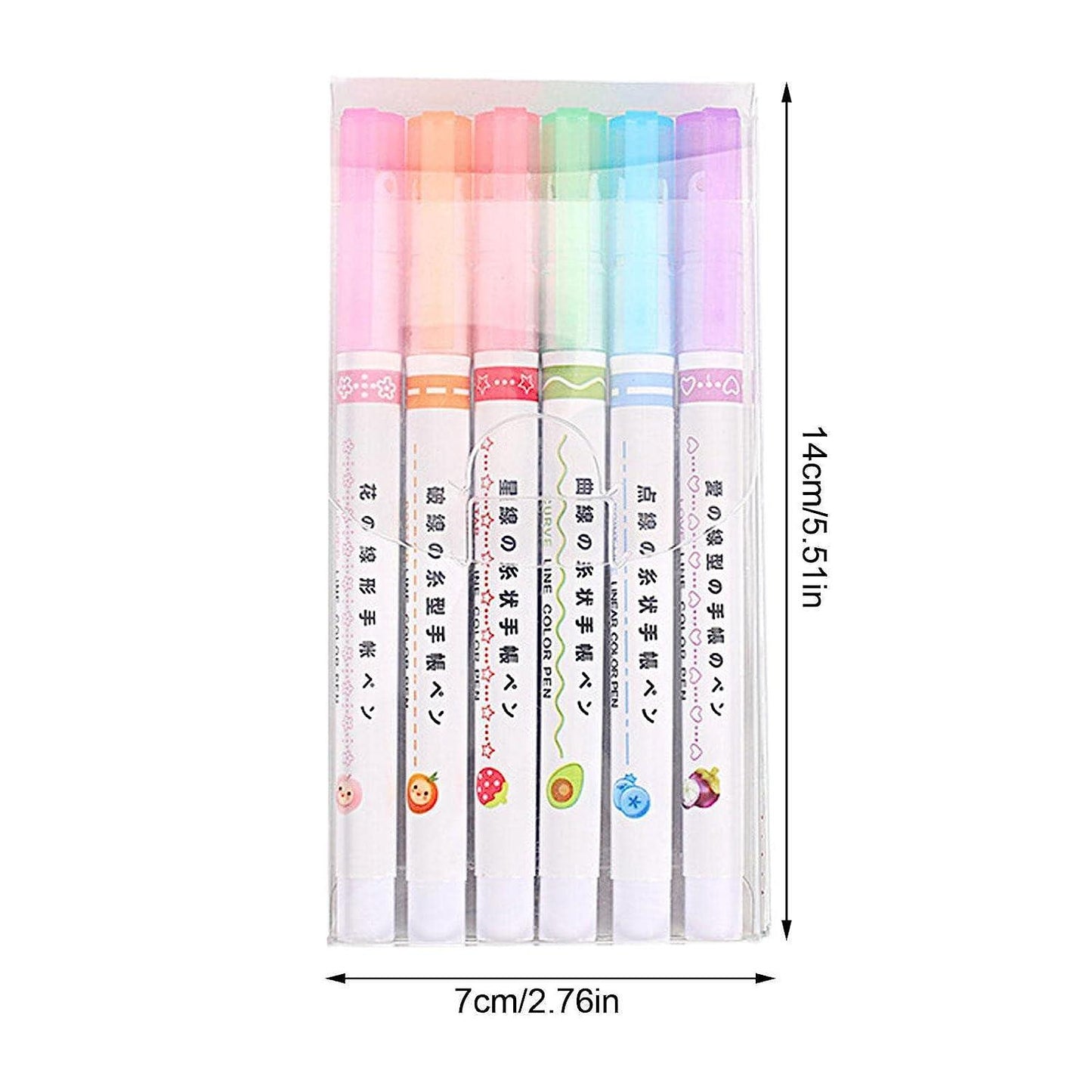 Stylish Color Pens Highlighters ( BUY 6 PENS & GET 6 FREE ) 🤩