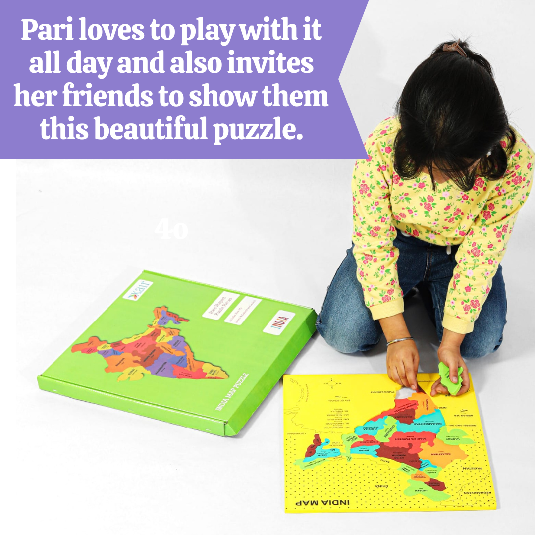 INDIA/WORLD/EUROPE MAP PUZZLE - Level Up Your Kid's Learning