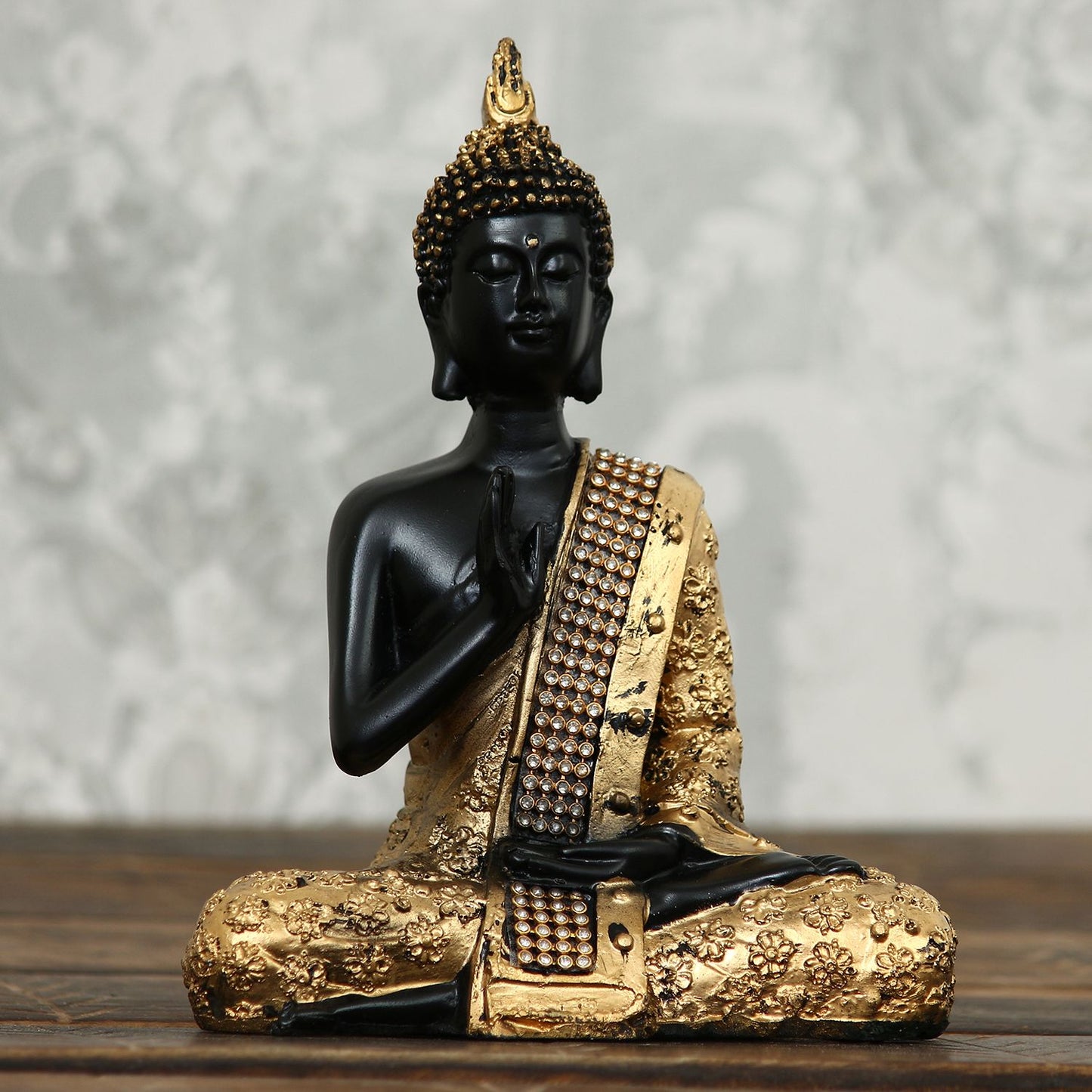 Handcrafted Meditating Blessing Buddha For - Car Dashboard - Home - Office table