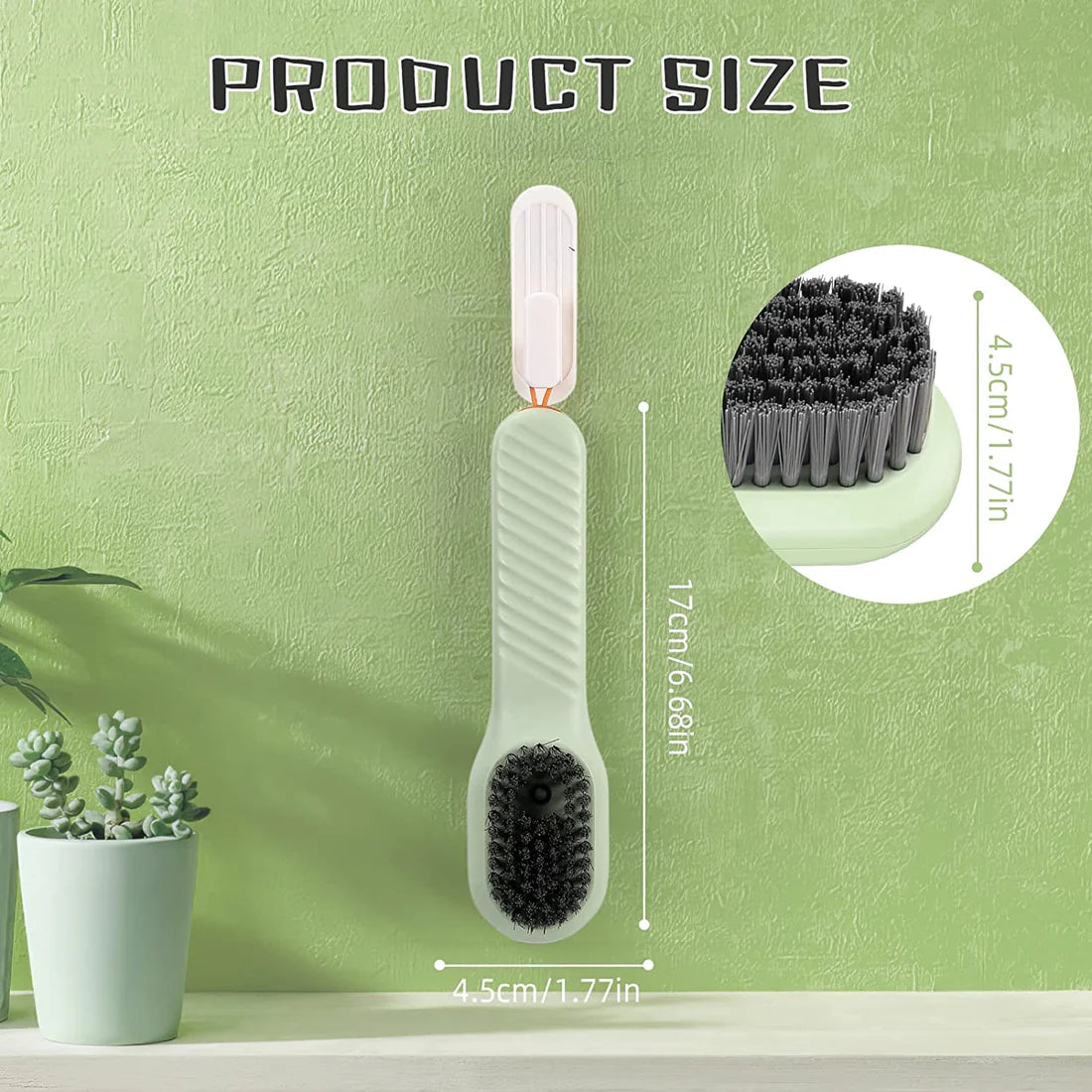 Multifunctional Shoe Polishing Brush