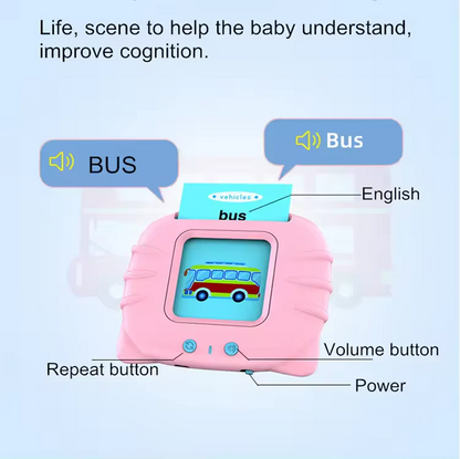 Talking Flash Cards Toy for Early Educational Learning