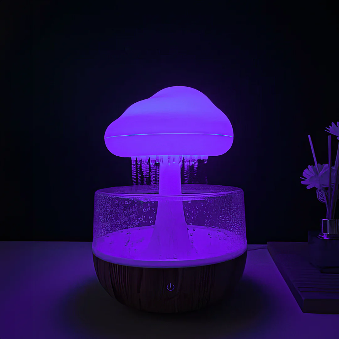 Raining Cloud Night Light Micro Humidifier Diffuser