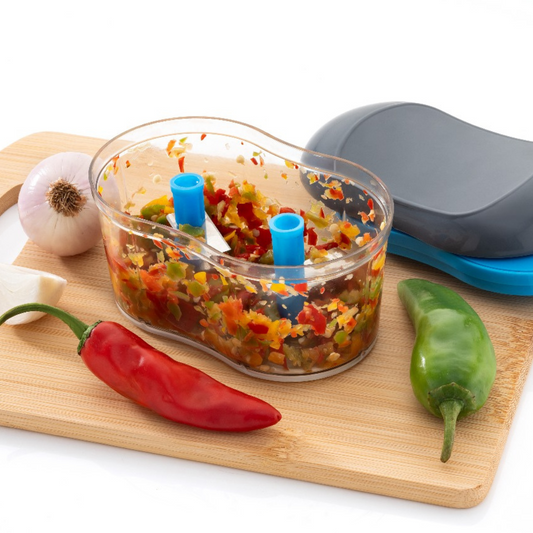 Dual Blade 5 Sec Vegetable Chopper [ 3 Year Warranty ]