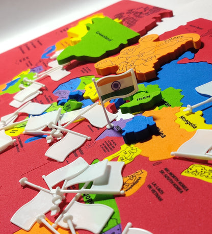 INDIA/WORLD/EUROPE MAP PUZZLE - Level Up Your Kid's Learning