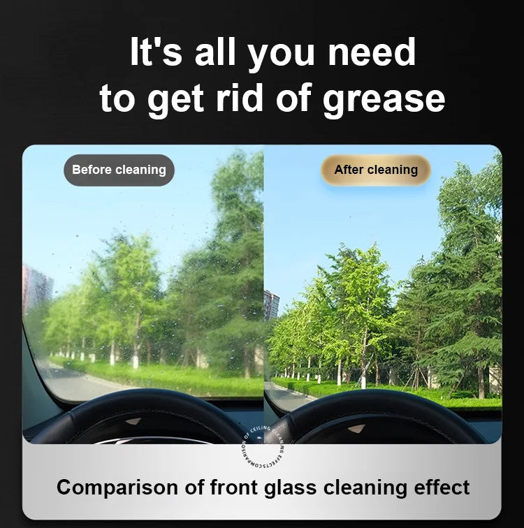 Clear view Car Glass Oil Film Cleaner (Pack of 2)