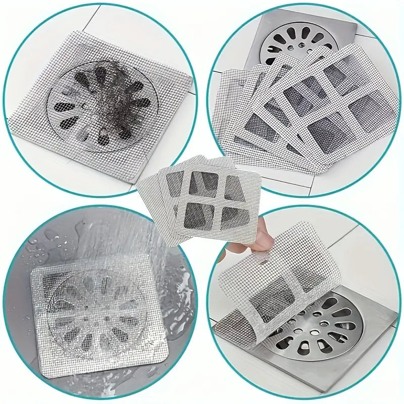 Kitchen Sink Strainer - Disposable Shower Drain Cover Hair Catcher stickers(Pack of 20)