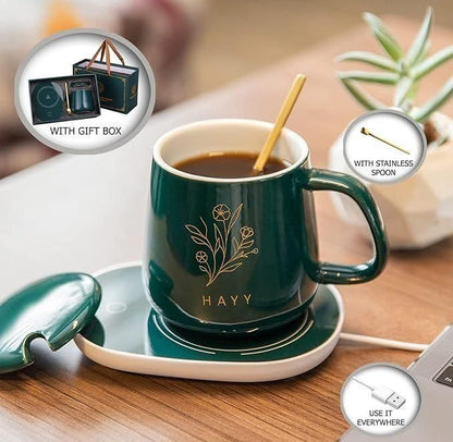 Cup Warmer Tea Coffee Mug Heater Pad, For Home And Office